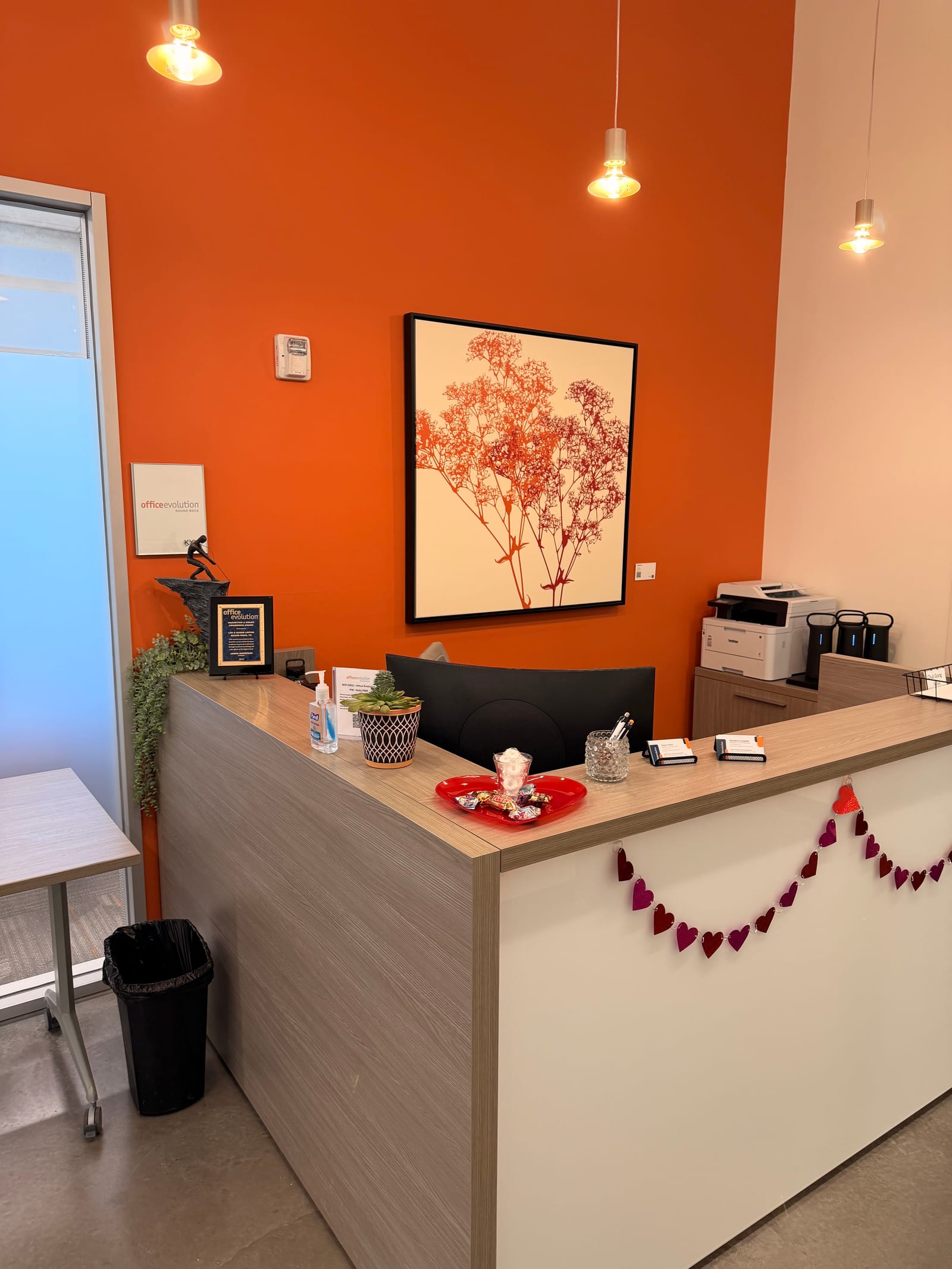 Surge Business Law Texas office reception area