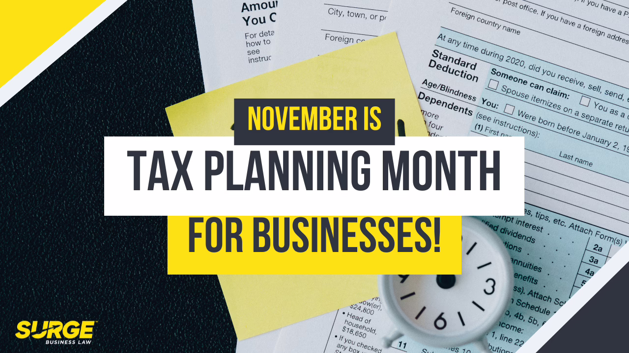 Nov is tax planning month png