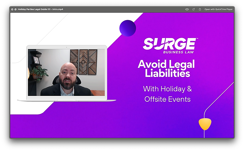 Avoid Legal Disasters at Company Parties & Offsite Events