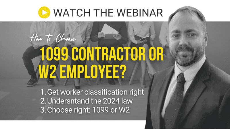 W2 vs. 1099: Navigating Employee Classification